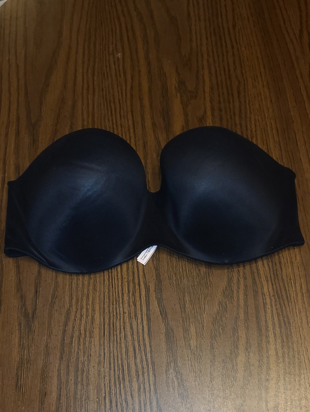 Victoria's Secret Strapless Smooth Black Bra - Size 38DDD